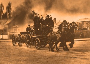 Christchurch Fire Brigade (1899) by J.N.Taylor